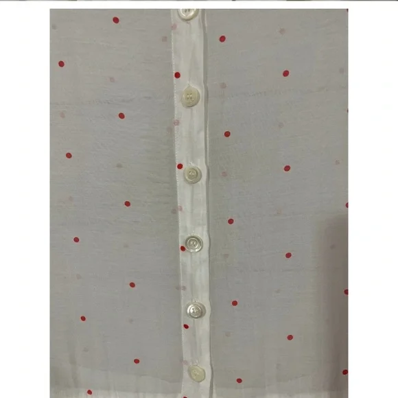 Margaret Howell Sheer Button Back Sleeveless Dress - Picture 3 of 5